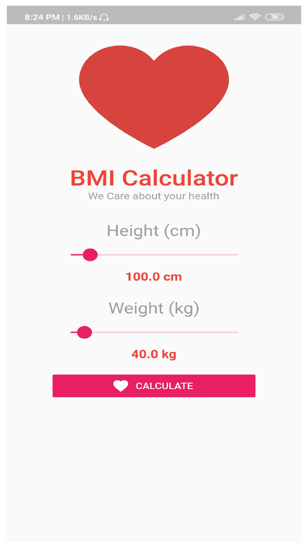 BMI Calculator Quick BMI It S All Widgets